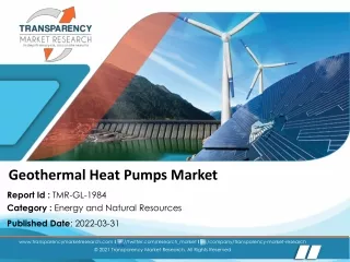 Geothermal Heat Pumps Market | Global Industry Report, 2031