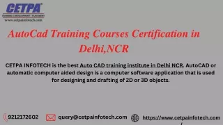 autocad training courses certification in delhi