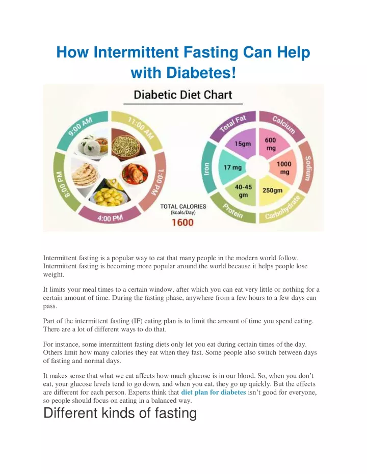 PPT - How Intermittent Fasting Can Help With Diabetes PowerPoint ...