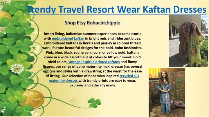 trendy travel resort wear kaftan dresses