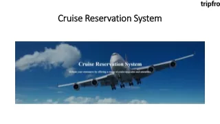 Cruise Reservation System