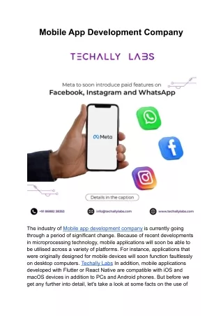 mobile app development company