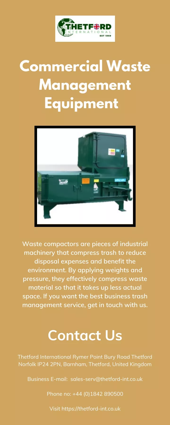 commercial waste management equipment