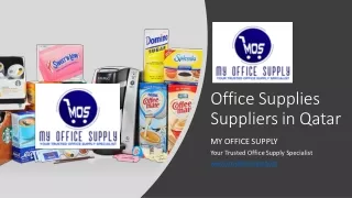 Office Supplies Suppliers in Qatar​