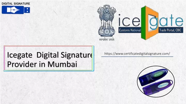 i cegate digital signature p rovider in mumbai
