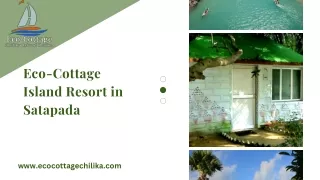 eco cottage island resort in satapada