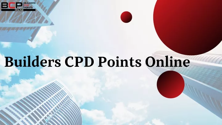 builders cpd points online