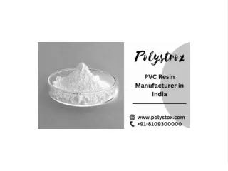 PVC Resin Manufacturer in India