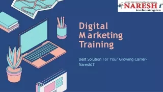 Best Digital Marketing Training In Hyderabad- NareshIT