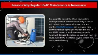 Reasons Why Regular HVAC Maintenance is Necessary