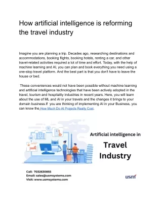 how artificial intelligence is reforming
