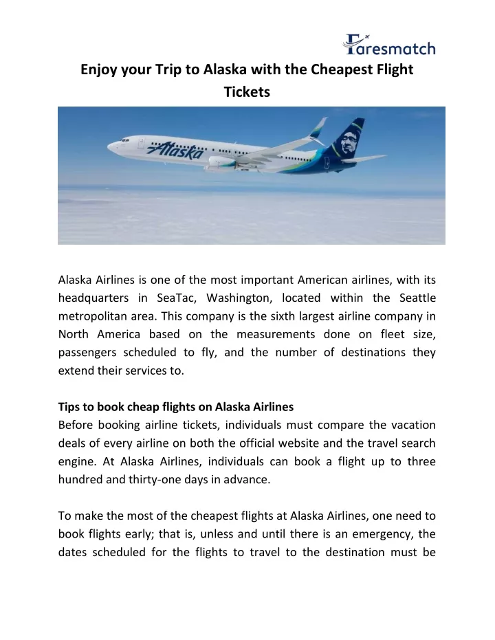enjoy your trip to alaska with the cheapest