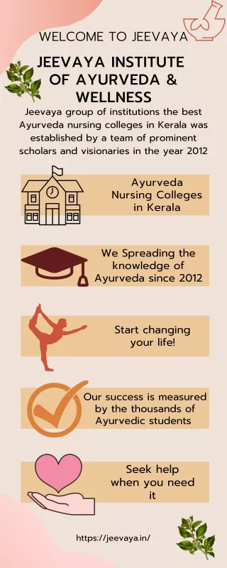 Jeevaya Ayurveda Institute offers ayurvedic nursing programmes.