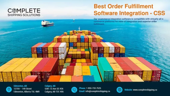 best order fulfillment software integration css