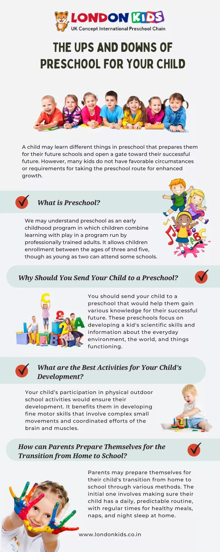 the ups and downs of preschool for your child