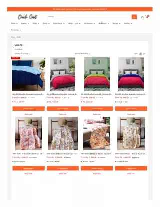 Quilts Online: Buy Quilts Online in India at Best Price