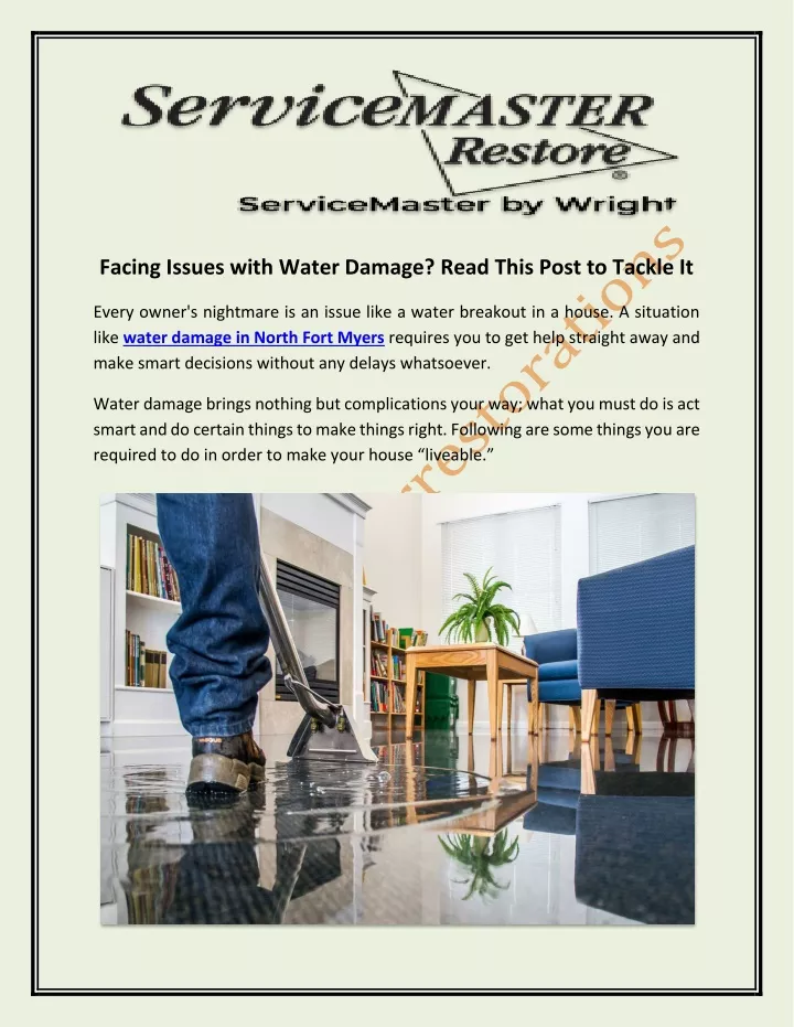 facing issues with water damage read this post