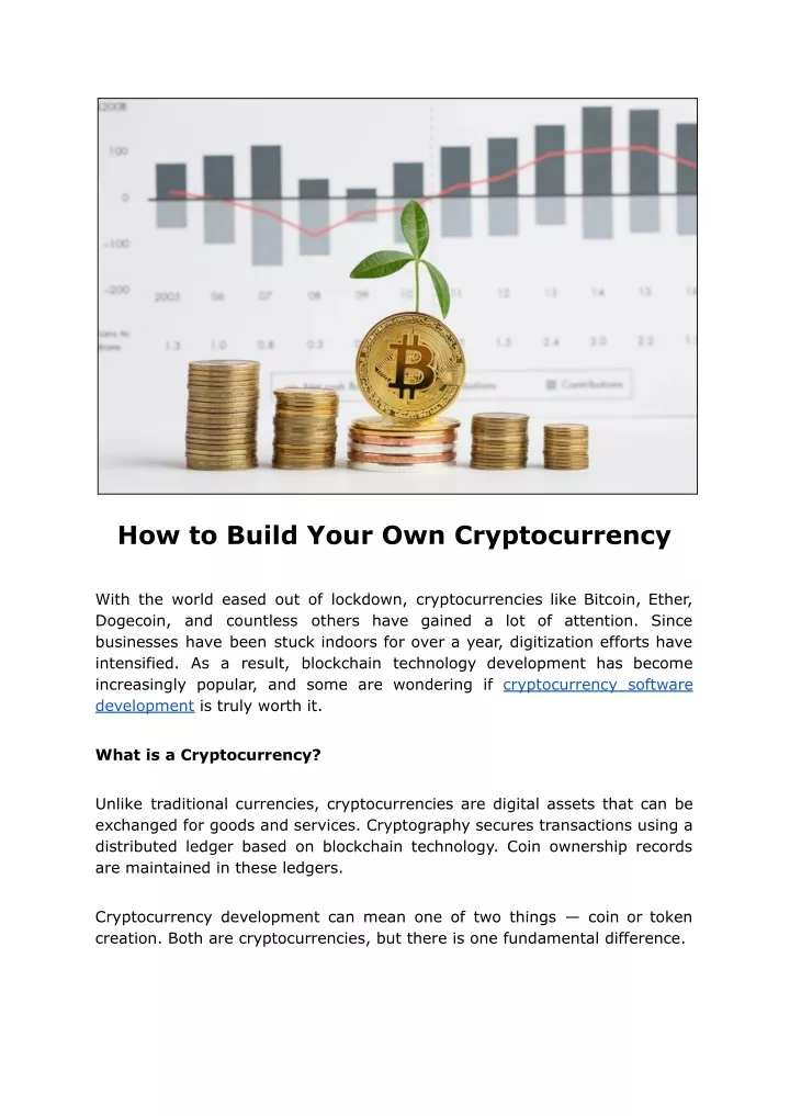 how to build your own cryptocurrency
