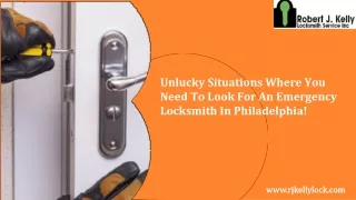 unlucky situations where you need to look