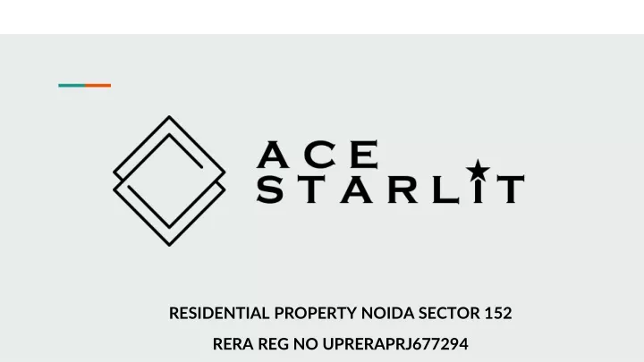 residential property noida sector 152 rera reg no upreraprj677294