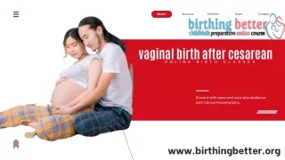 Vaginal birth after cesarean