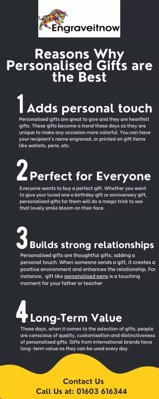 reasons why personalised gifts are the best