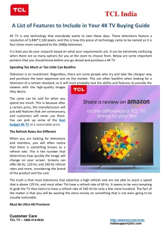 tcl india