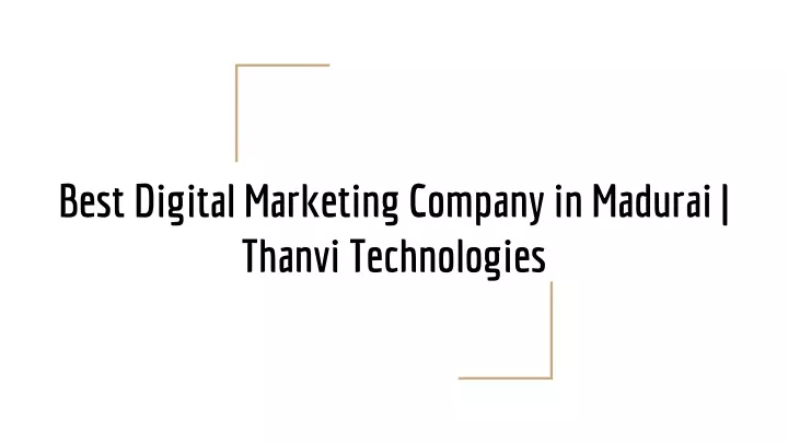 best digital marketing company in madurai thanvi technologies