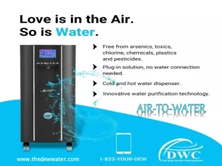 Air-To-Water - The Dew Water Corporation