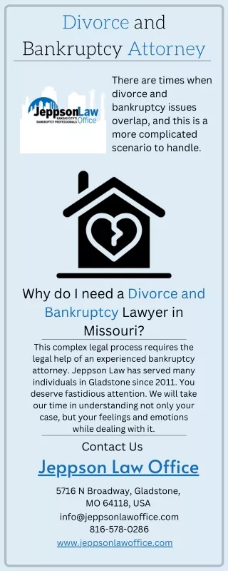 Divorce and Bankruptcy Attorney in Gladstone