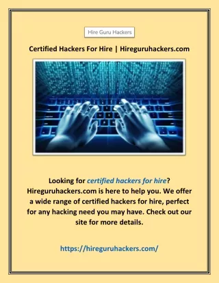 certified hackers for hire hireguruhackers com