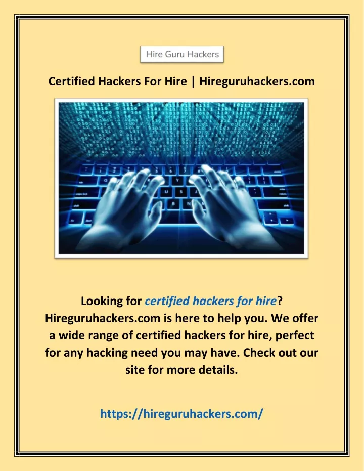 certified hackers for hire hireguruhackers com