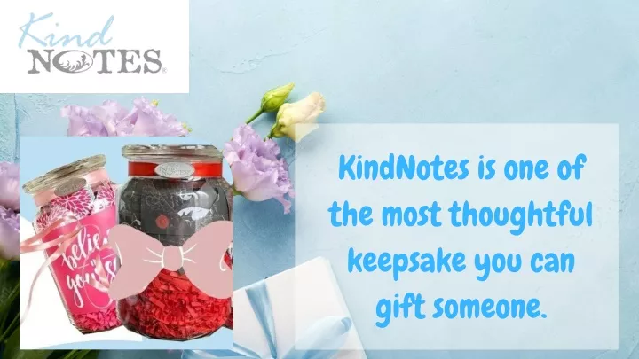 kindnotes is one of the most thoughtful keepsake