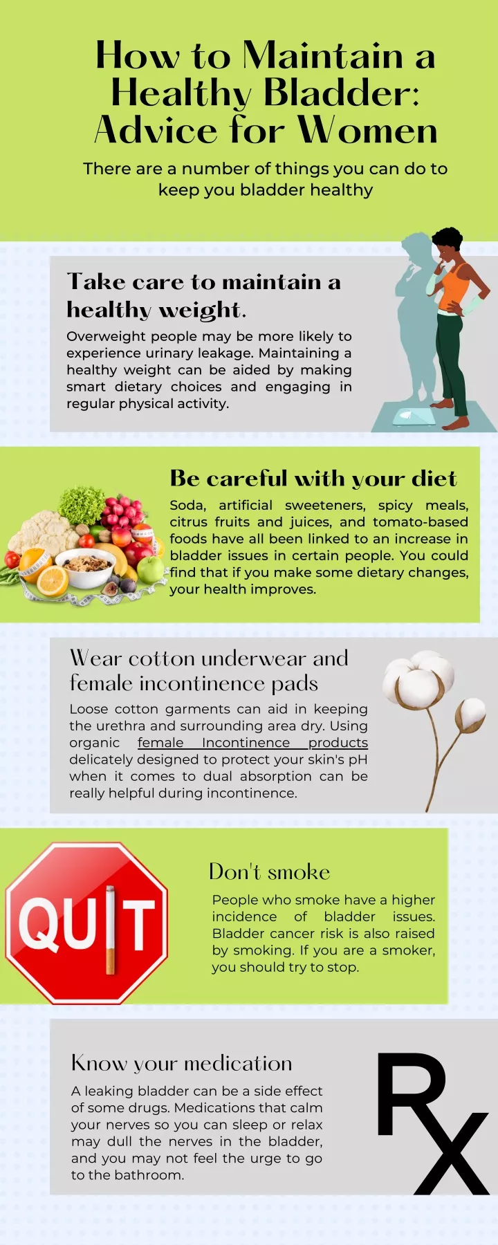 how to maintain a healthy bladder advice
