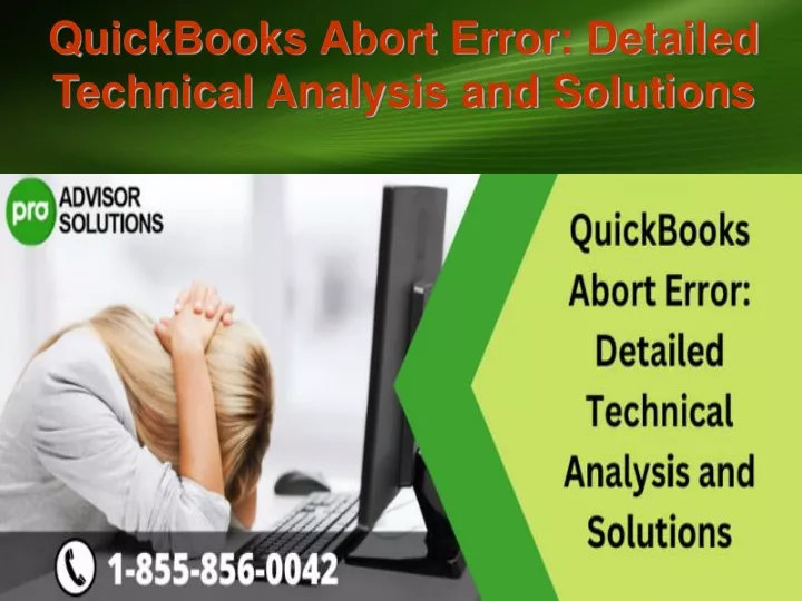quickbooks abort error detailed technical analysis and solutions