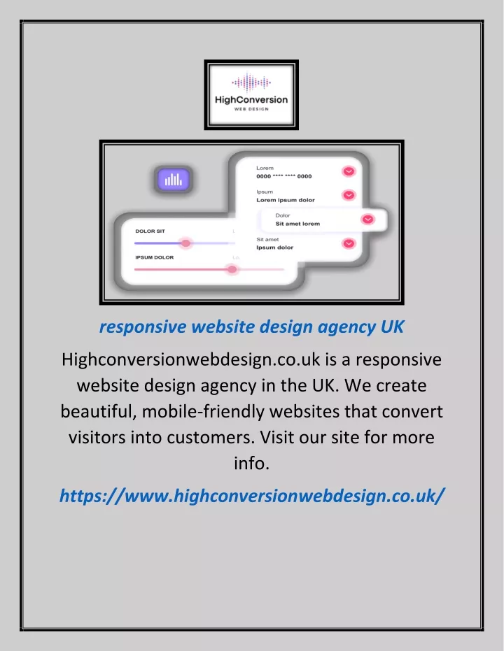 responsive website design agency uk