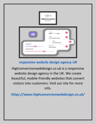 Responsive Website Design Agency Uk | Highconversionwebdesign.co.uk