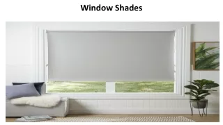 window shades