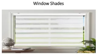 window shades