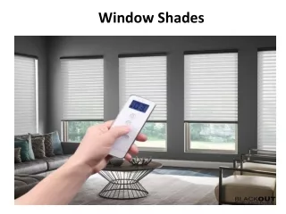 window shades