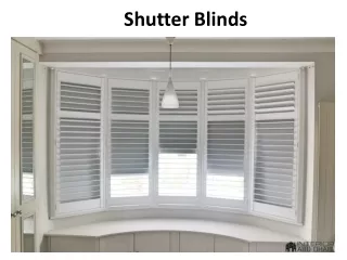 shutter blinds