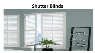 shutter blinds