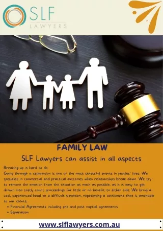 We can assist you with all your family law needs