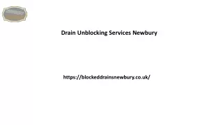 Drain Unblocking Services Newbury Blockeddrainsnewbury.co.uk....