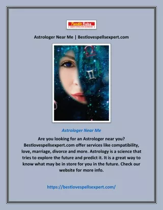 Astrologer Near Me | Bestlovespellsexpert.com
