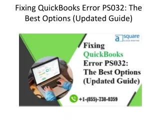 fixing quickbooks error ps032 the best options updated guide