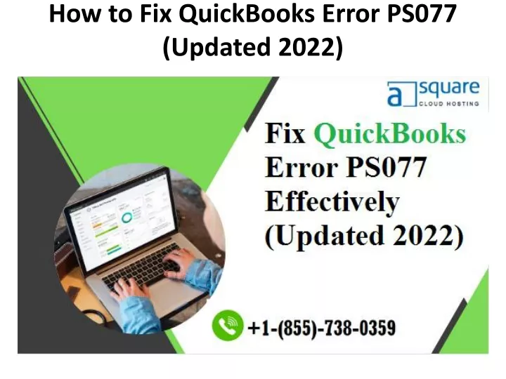 Ppt How To Fix Quickbooks Error Ps Updated Powerpoint Presentation Id