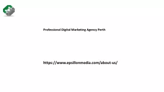 Professional Digital Marketing Agency Perth Epsillonmedia.com..