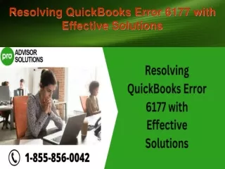 resolving quickbooks error 6177 with effective solutions