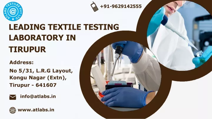 leading textile testing laboratory in tirupur